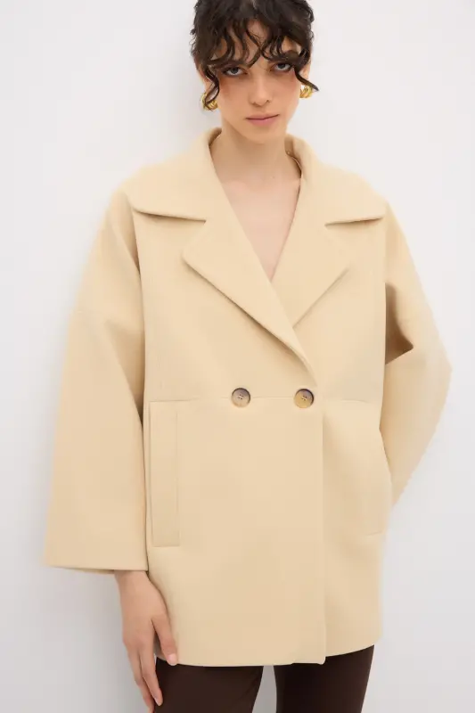 Double-breasted coat - 9