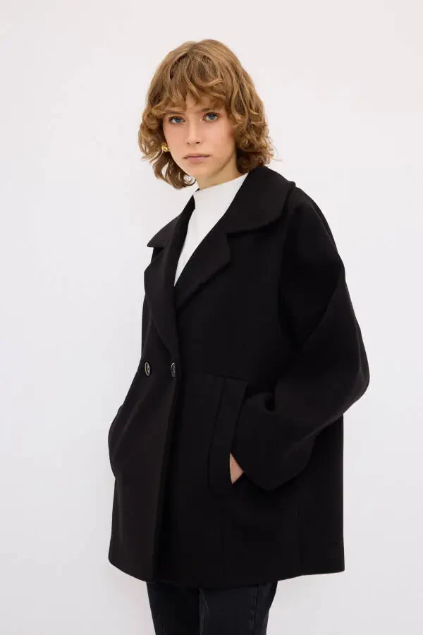 Double-breasted coat - 1