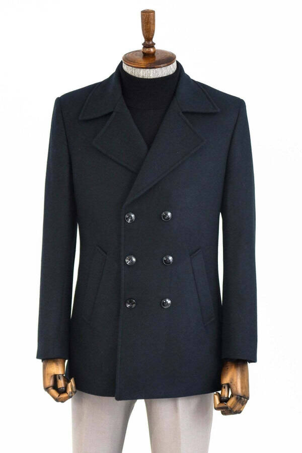 Double-breasted green wool coat - Wessi - 1