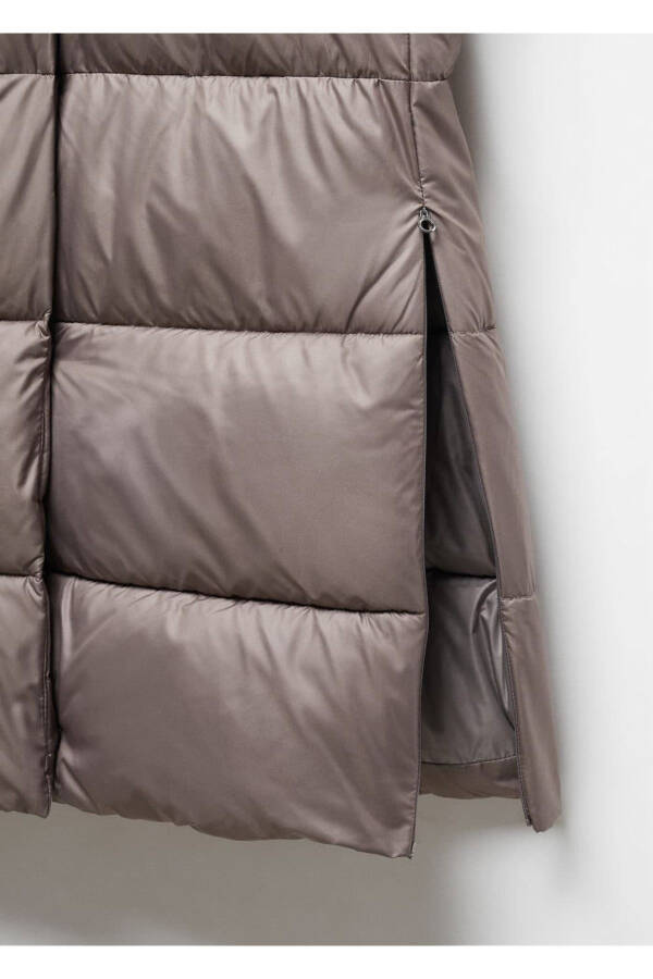 Double-breasted quilted anorak - 7