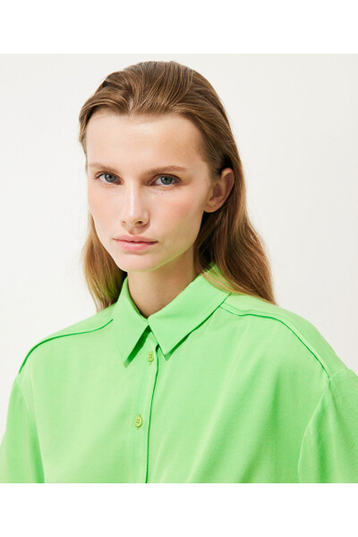 Double-breasted shirt with double sleeves - 5