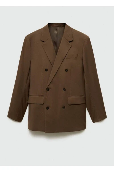 Double-breasted slim fit blazer jacket - 3