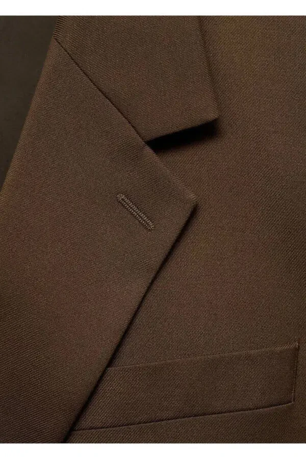 Double-breasted slim fit blazer jacket - 5