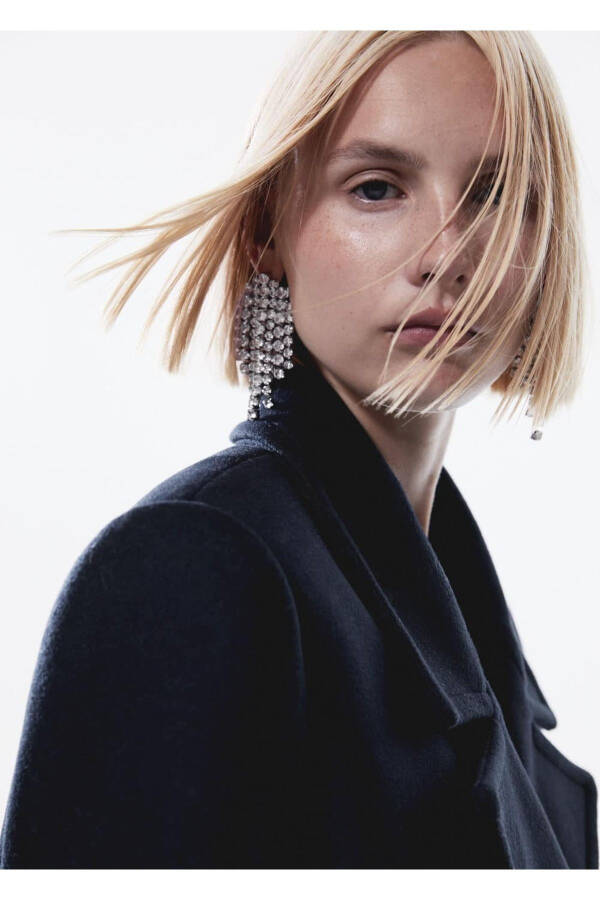 Double-breasted wool coat - 5