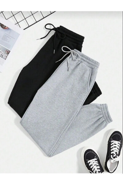 Double Chance Tracksuit Set with Elastic Cuffs Comfortable Jogger 