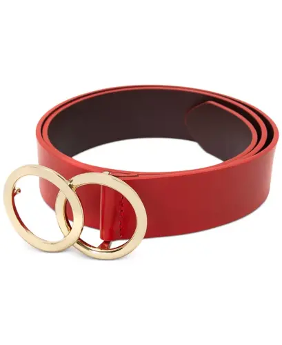 Double Circle Belt, Created for Modazone-Red/Gold - 4