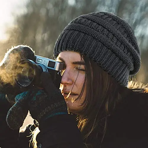 Double Couple Womens Scarf Beanie Hat Set Thick Winter Infinity Scarf Knit Scarfs for Women - 6