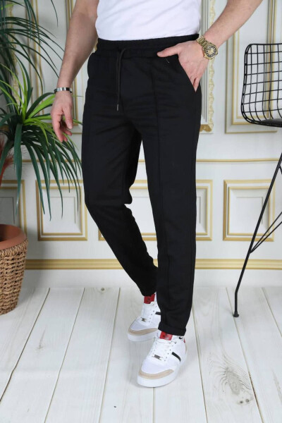 Double Faced Fabric Men's Sweatpants - 1