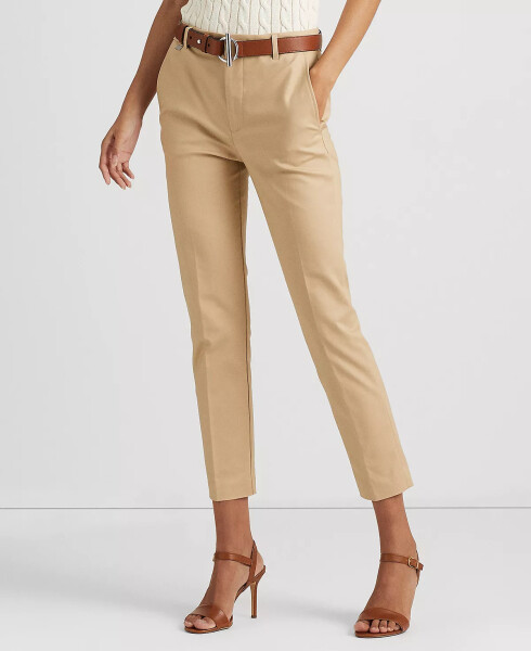 Double-Faced Stretch Cotton Pant, Regular & Petites Birch Tan - 1