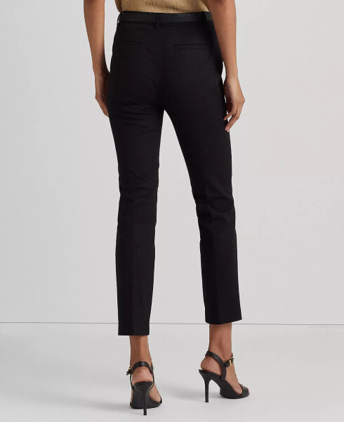 Double-Faced Stretch Cotton Pant, Regular & Petites Polo Black - 2