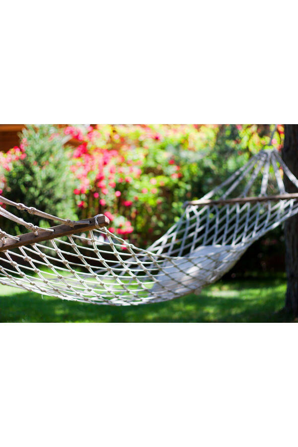 Double Layer Handwoven Single Person Hammock (90x180) Camping Picnic Garden Hammock Luxury Camping Picnic Hammock - 1