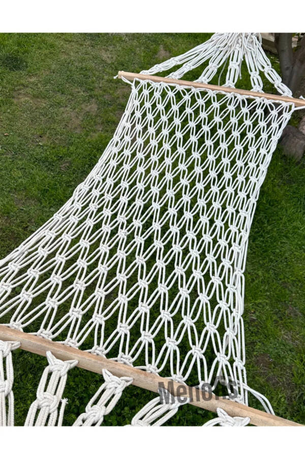 Double Layer Handwoven Single Person Hammock (90x180) Camping Picnic Garden Hammock Luxury Camping Picnic Hammock - 2