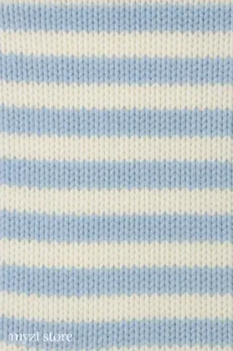 Double layer, hooded knit cardigan for babies. - 6