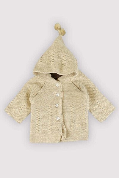Double-layered knitted hoodie for babies (12347) - 3