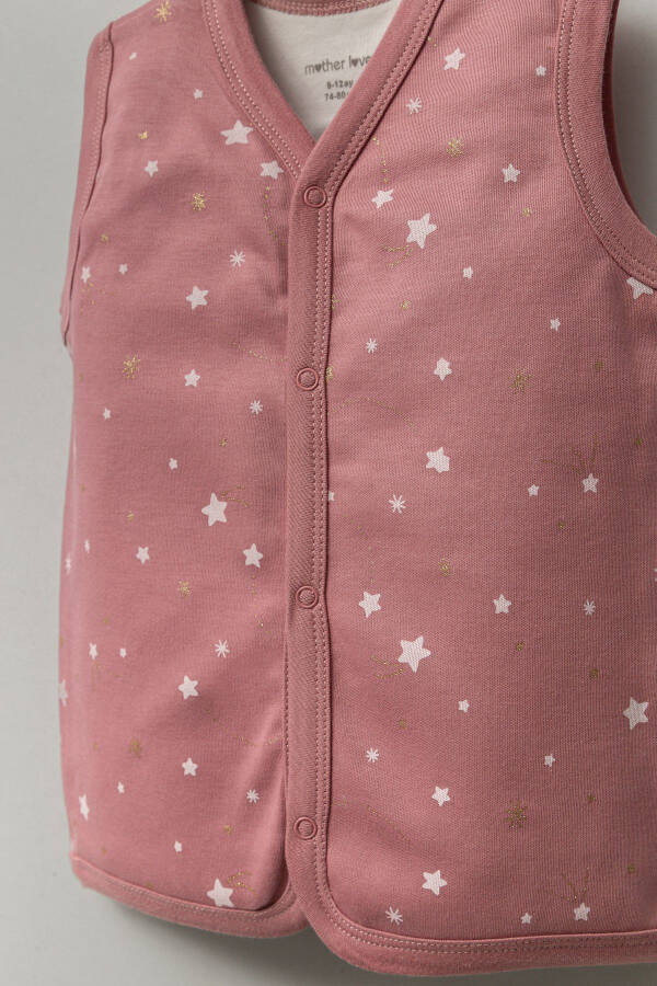 Double-layered patterned vest - 1