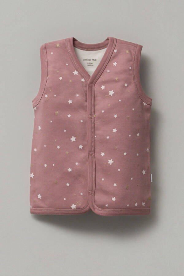 Double-layered patterned vest - 2