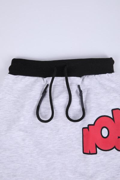 Double Leg Baby Boy Trousers Silver 35036 - BABYHOLA