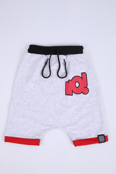 Double Leg Baby Boy Trousers Silver 35036 - BABYHOLA (1)