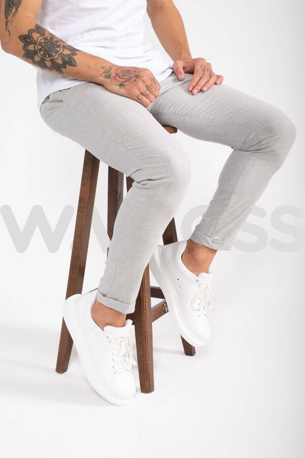 Double Leg Slim Fit Jogger Pants - 5