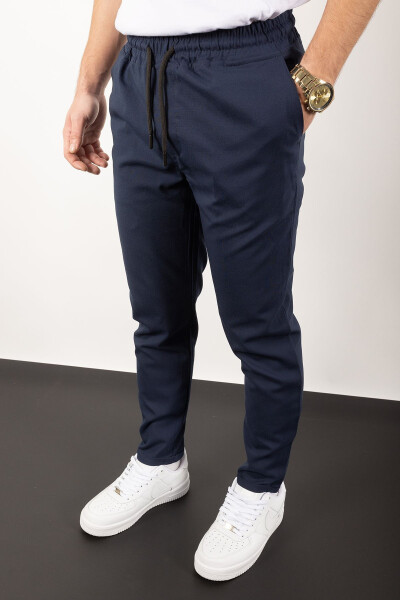 Double Leg Slim Fit Jogger Pants - 1