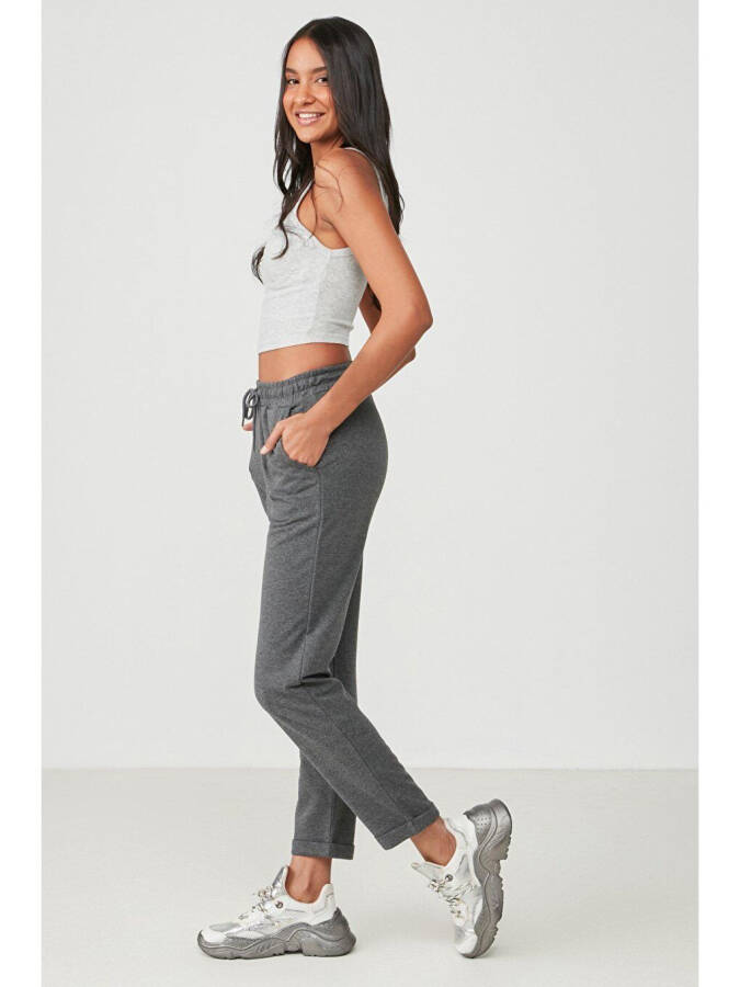 Double Leg Sweatpants 738 Anthracite - 3