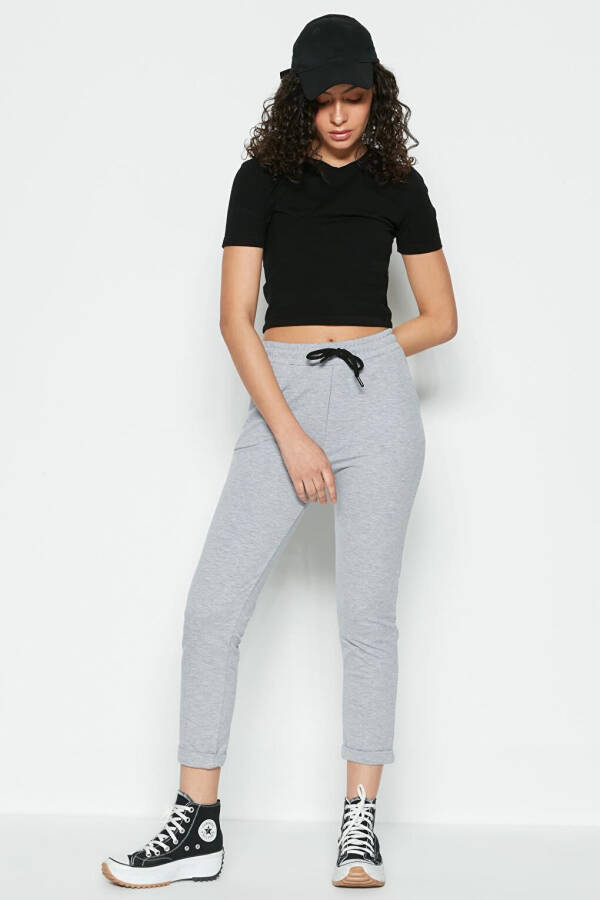 Double Leg Sweatpants 738 Grey - 5