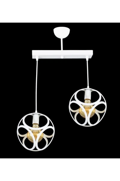 Double Modern Circle Cube Model Pendant Chandelier - LAMBADAR