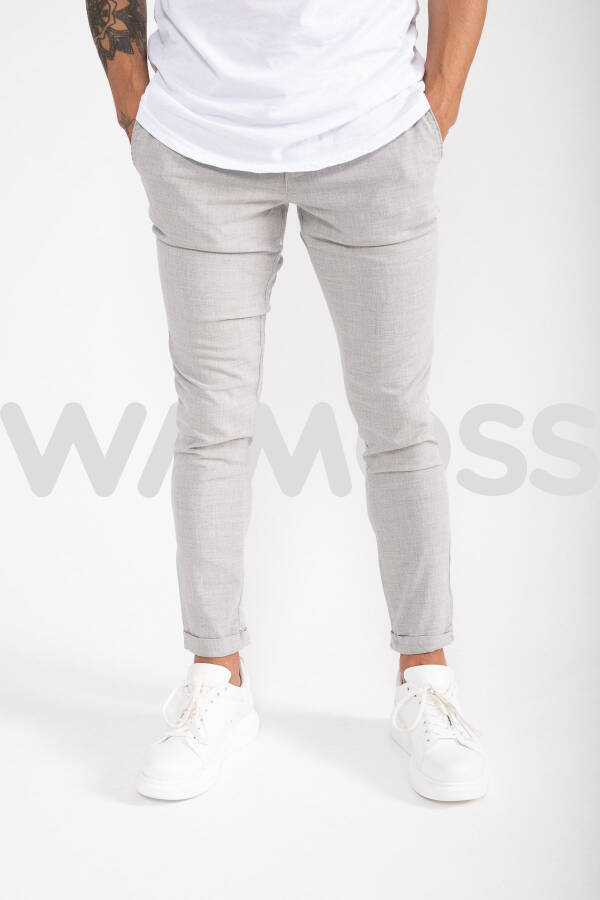 Double Paça Slim Fit Joger Pantolon - 1