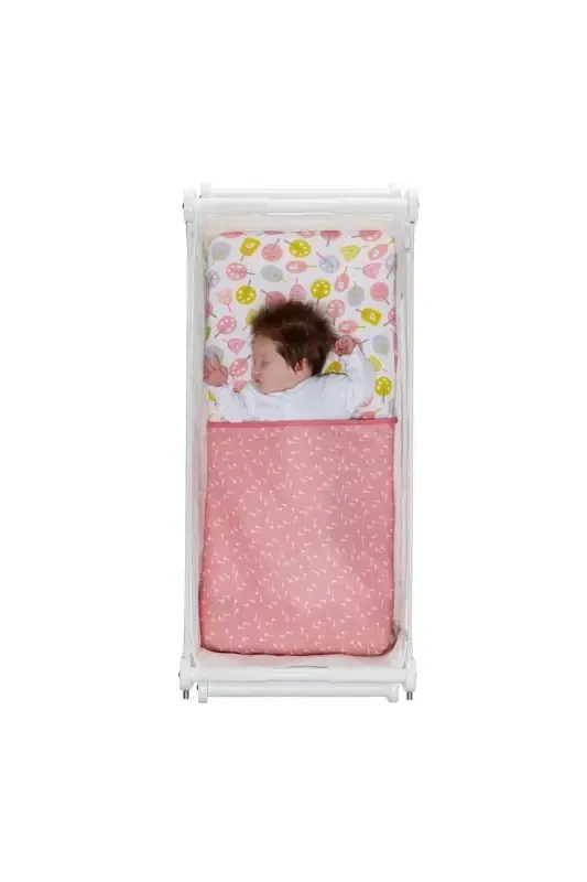 Double Sided Baby Blanket-Pink - 3