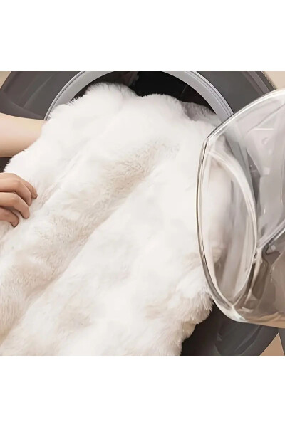 Double-sided bath mat, Non-slip base, French lace, Complete set, 2-piece toilet set, bathroom mat - 4