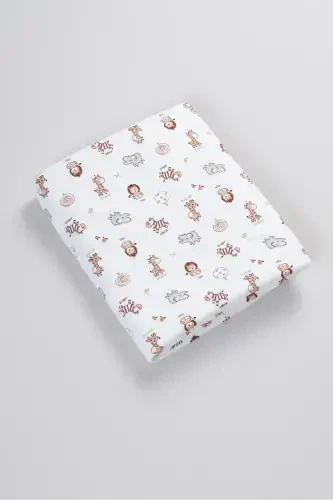 Double Sided Interlock Blanket & Cover %100 Cotton Oeko-tex Certified 100 X 85 Cm - 4