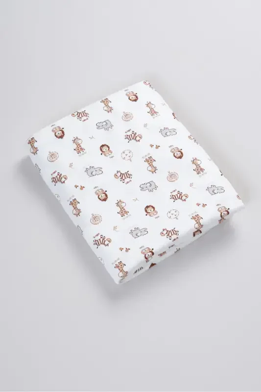 Double Sided Interlock Blanket & Cover %100 Cotton Oeko-tex Certified 100 X 85 Cm - 4