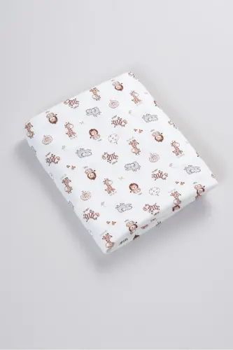 Double Sided Interlock Blanket & Cover %100 Cotton Oeko-tex Certified 100 X 85 Cm - 4