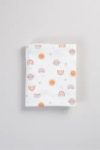 Double Sided Interlock Blanket & Cover 100% Cotton Oeko-tex Certified 100 X 85 Cm-Sun - 3