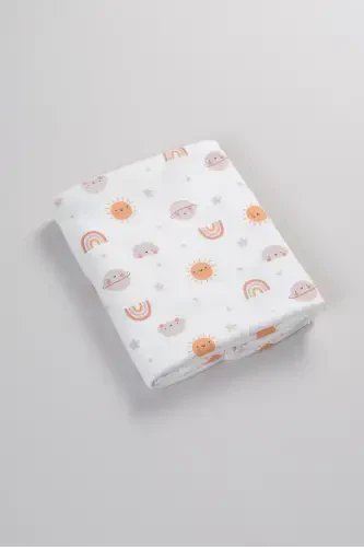 Double Sided Interlock Blanket & Cover 100% Cotton Oeko-tex Certified 100 X 85 Cm-Sun - 4