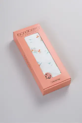 Double Sided Interlock Cover & Blanket 100% Cotton Oeko-tex Certified 100 X 85 Cm-Goose - BONDBERRO (1)