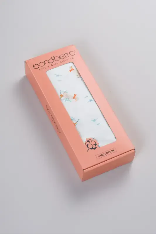 Double Sided Interlock Cover & Blanket 100% Cotton Oeko-tex Certified 100 X 85 Cm-Goose - 2