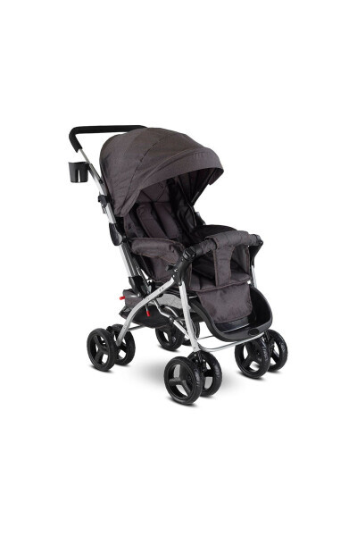 Double-Sided Wide Basket Baby Stroller - 10