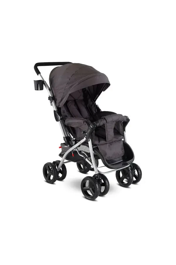 Double-Sided Wide Basket Baby Stroller - 4