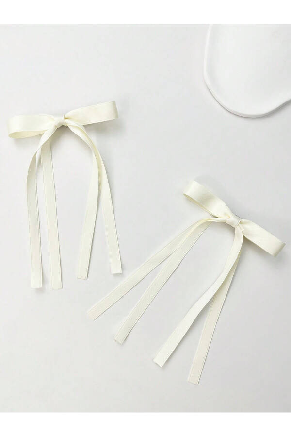 Double-Tail French Bow Clip - 1