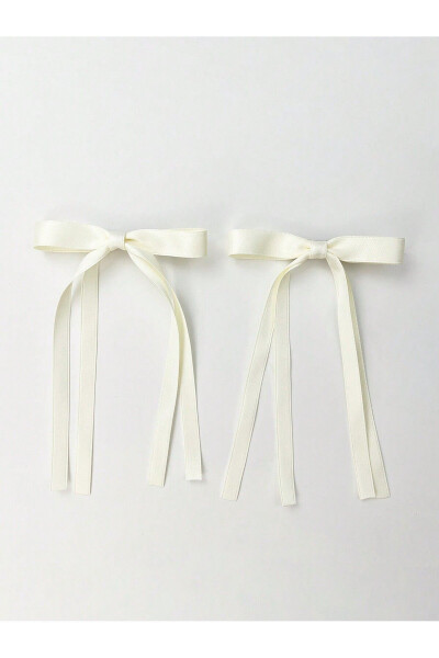 Double-Tail French Bow Clip - 3