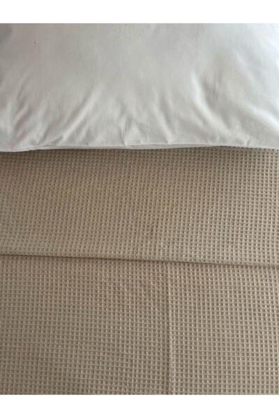 Double Waffle Pattern Bedspread Hotel Type Luxury Pike - 13