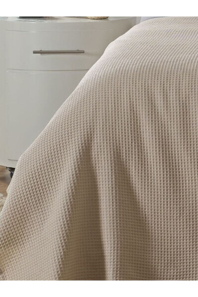 Double Waffle Pattern Bedspread Hotel Type Luxury Pike - 4