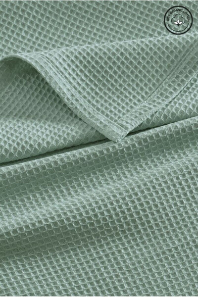 Double Waffle Patterned Bedspread Hotel Type Luxury Pike 