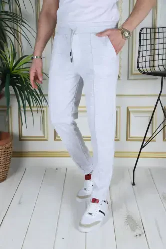 Doubleface eşofman altı-MetalikDOUBLEGRİ - 1