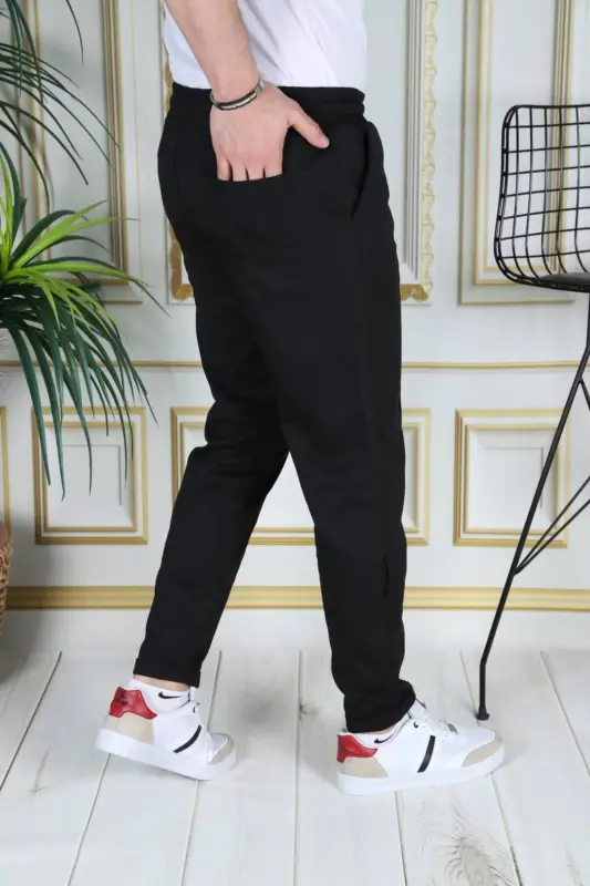 Doubleface eşofman altı-MetalikDOUBLESİYAH - 2