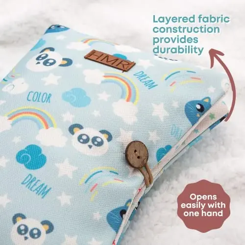 DOUGH Baby Diaper Bag Organizer – Travel-Friendly, Compact & Foldable | Stroller Pouch for Newborn Essentials – Must-Have for Boys & Girls (Dream) - 6