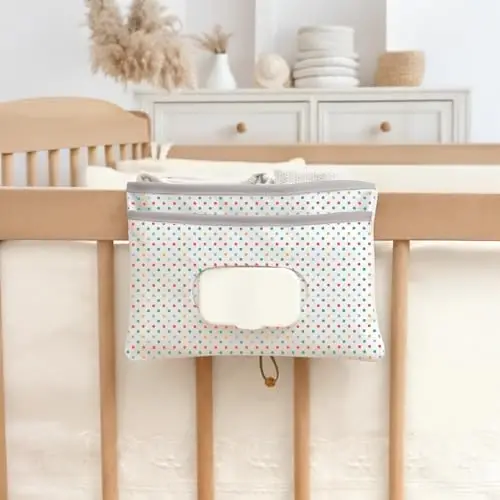 DOUGH Baby Diaper Bag Organizer – Travel-Friendly, Compact & Foldable | Stroller Pouch for Newborn Essentials – Must-Have for Boys & Girls (Dream) - 4
