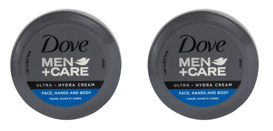 Dove Men+Care Face Lotion, Hydrate Body Cream 2 Pack - 1