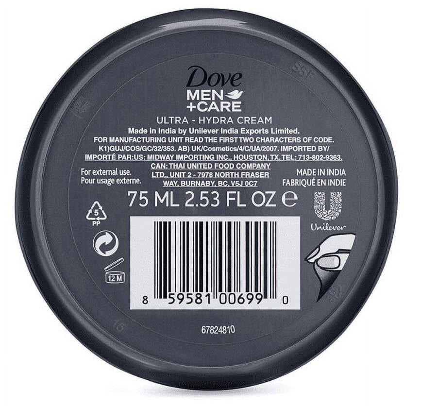 DOVE MEN+CARE CREAM 2.5 OZ - 3